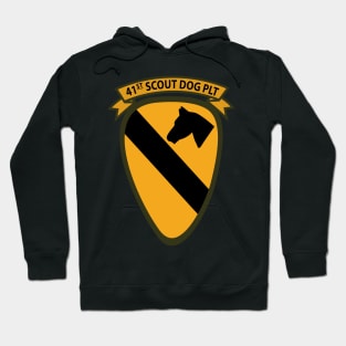 41st  Scout Dog Platoon 1st Cav wo Txt Hoodie